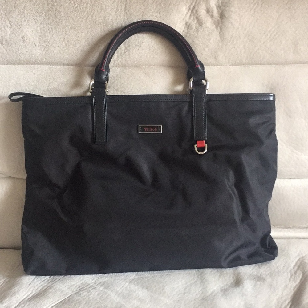 Black Tumi Business Tote